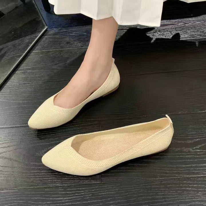 Damen elegante und atmungsaktive Ballerinas mit flexiblem Fußbett Echoarchiv