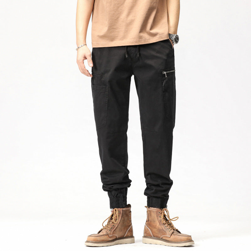 Herren Cargo-Hose mit elastischem Bund und vielseitigen Taschen Echoarchiv