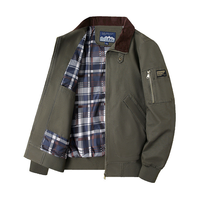 Herren Modische Blousonjacke mit Karomuster Echo Archiv