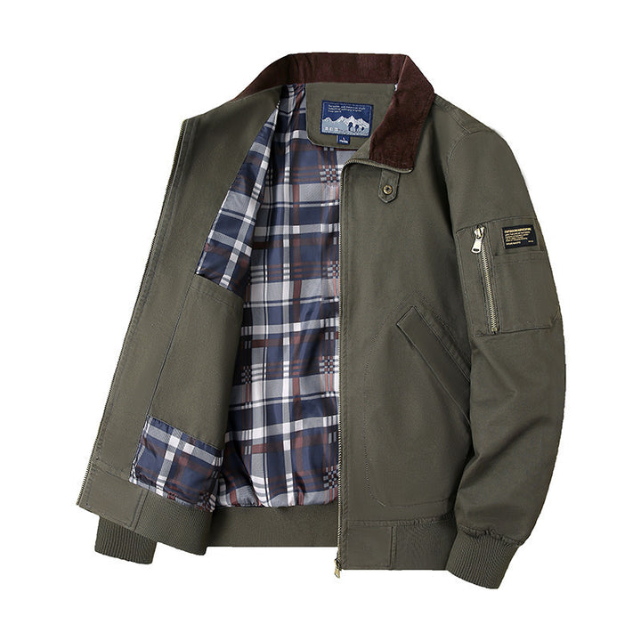 Herren Modische Blousonjacke mit Karomuster Echo Archiv