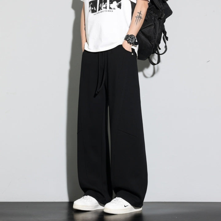 Damen Weite Lagen-Loungehose mit Cargo-Details & elastischem Tunnelzug Echoarchiv