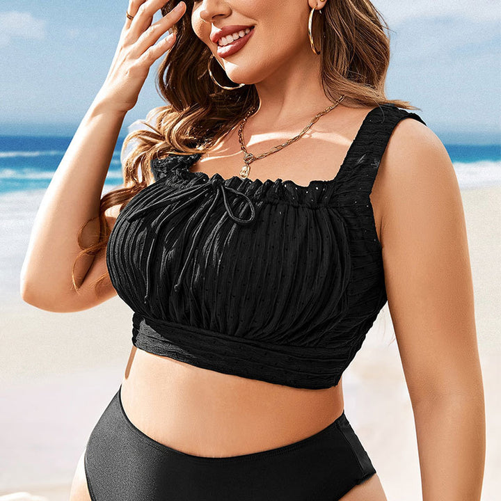 Damen Crop Top mit Rüschendetails Echo Archiv