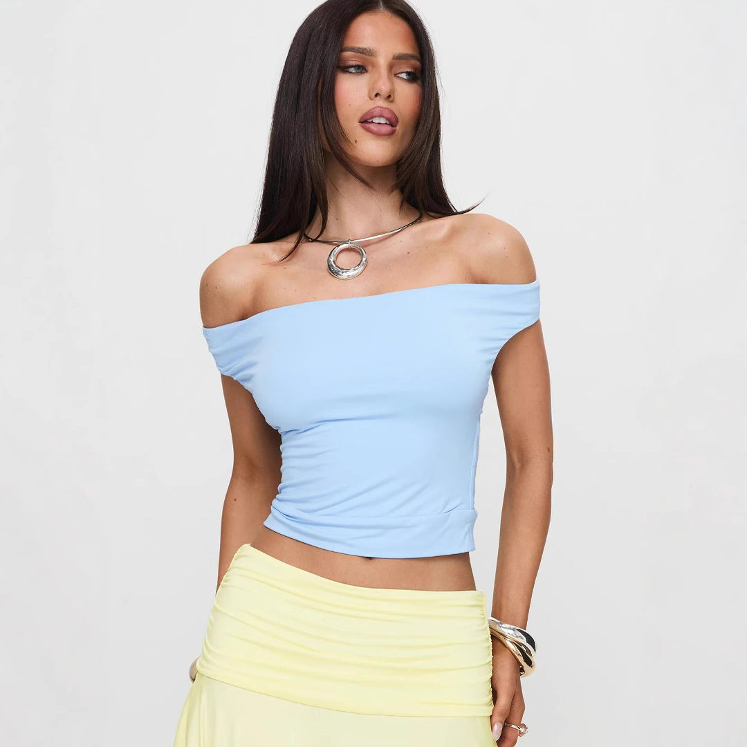 Damen Racerback Top mit tiefem V-Ausschnitt und elegantem Halterdesign Echo Archiv