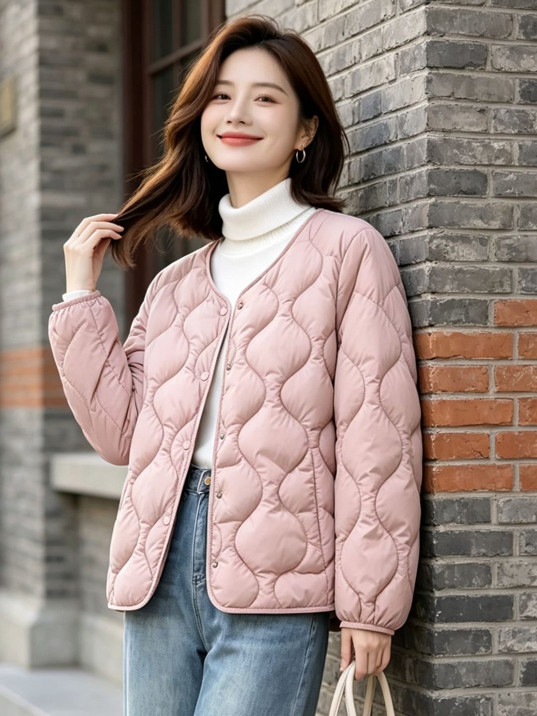 Damen Trendige Steppjacke Echoarchiv
