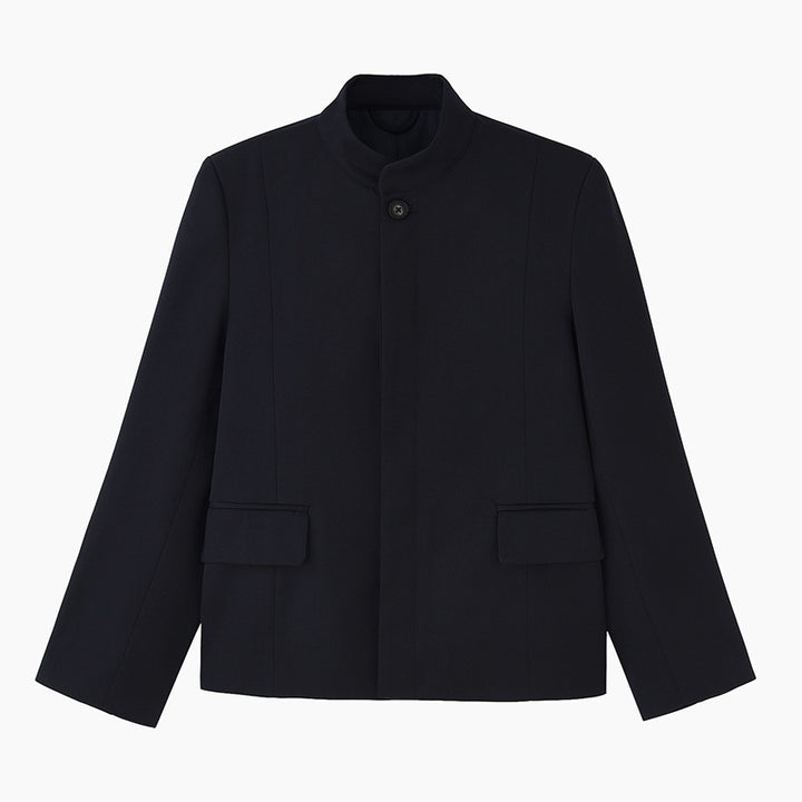 Damen Modische Kurzjacke mit Stehkragen Echoarchiv