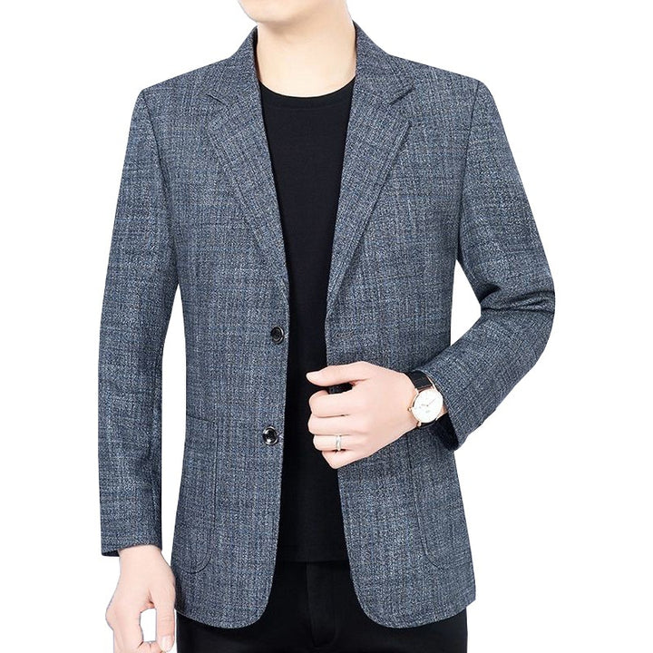 Herren Slim Fit Jacke mit Elegantem Muster Echoarchiv