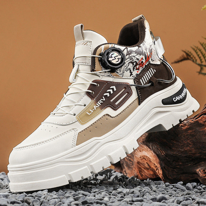 Herren High-Top Sneakers mit innovativem Schnürsystem und stoßdämpfender Sohle Echo Archiv