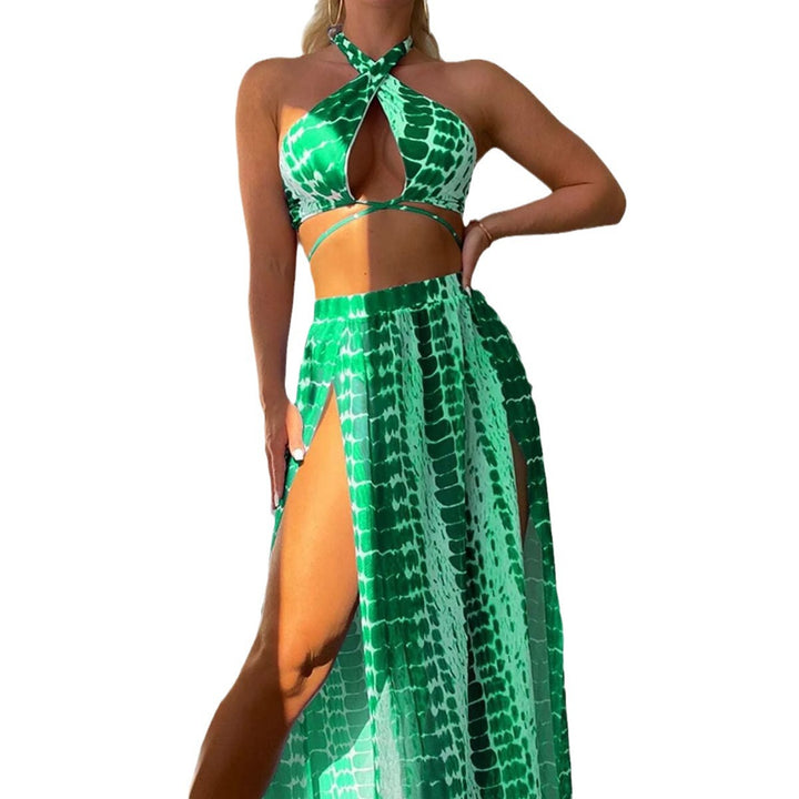 Damen Bikinistyle mit transparentem Maxirock Echo Archiv