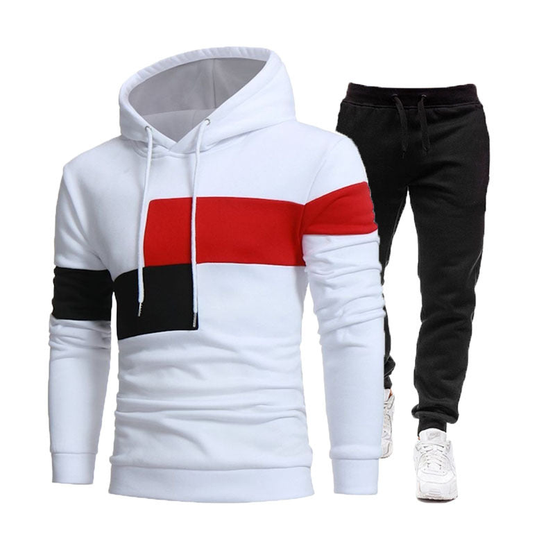 Herren modisches Sweatshirt- und Jogginghose-Set Echoarchiv