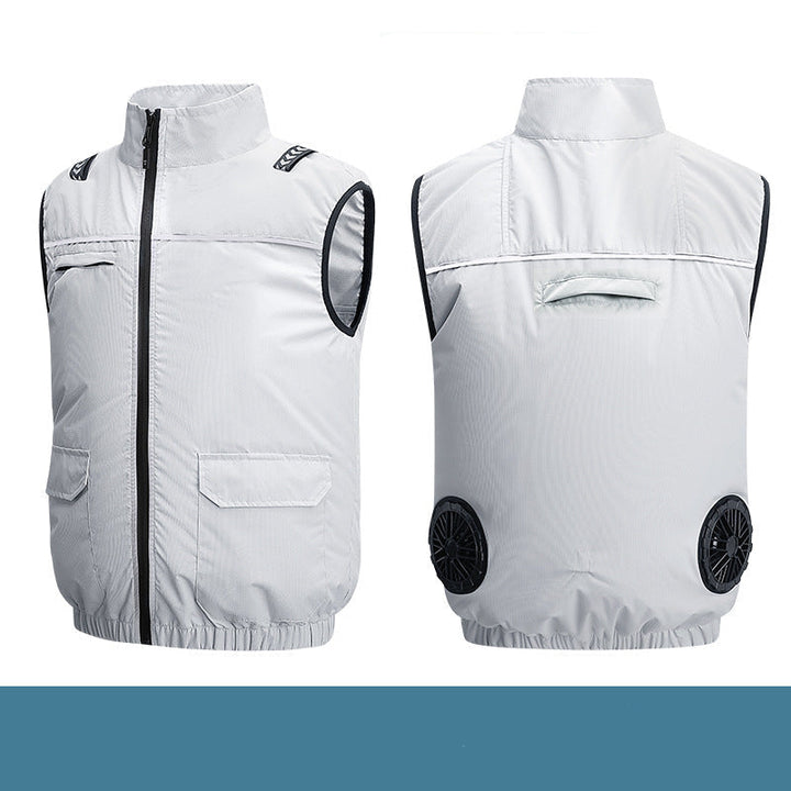 Unisex nan leichte kühlende Arbeitsweste mit integrierten Ventilatoren und externem Akku Echo Archiv