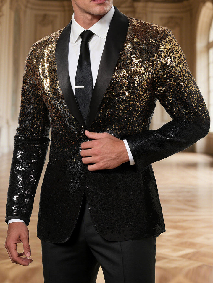Herren Pailletten-Sakko mit modernem Schnitt Echoarchiv