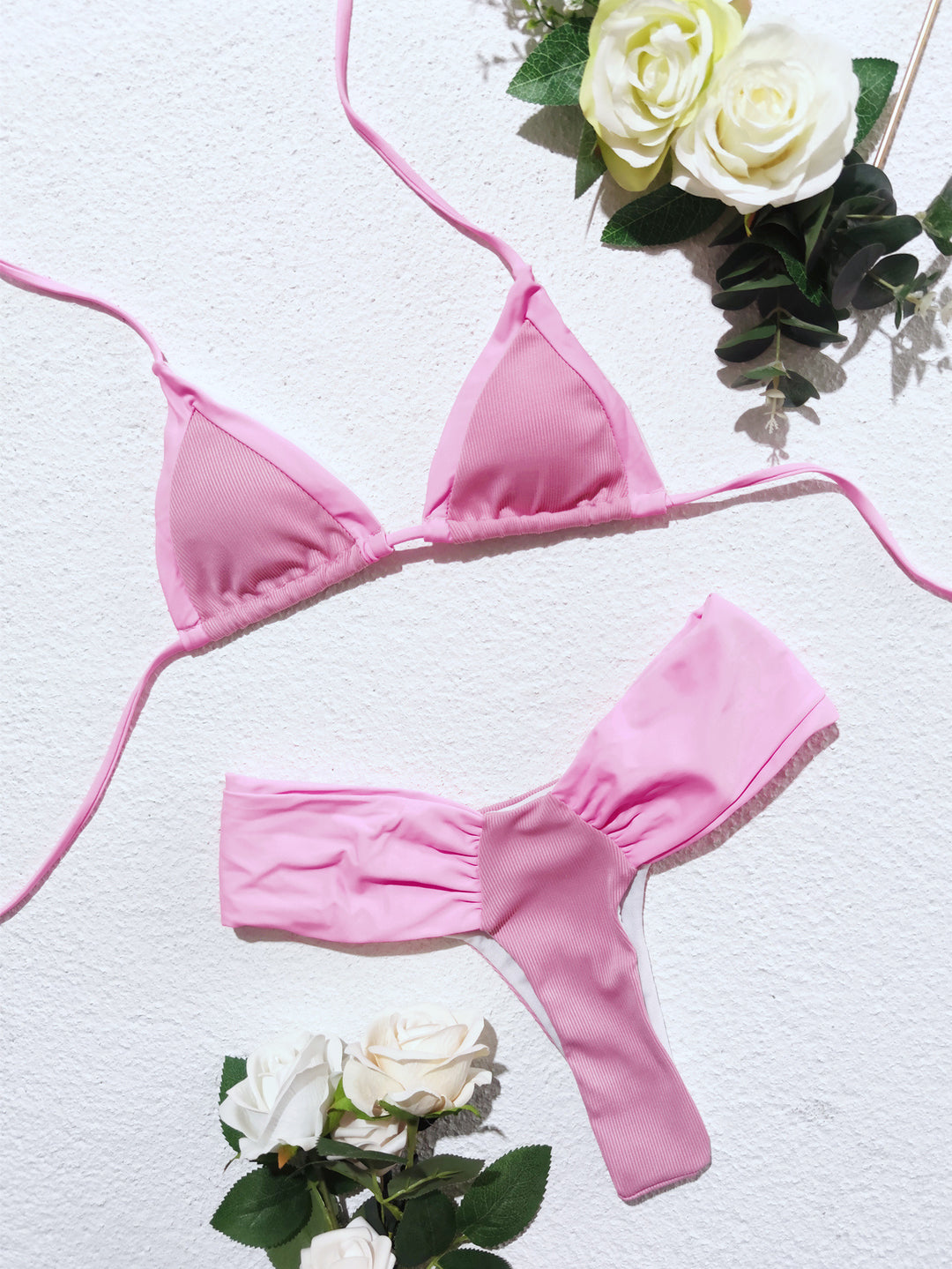 Damen Funktions-Bikini mit raffinierter Rüschendetail und sportlichem Design Echo Archiv