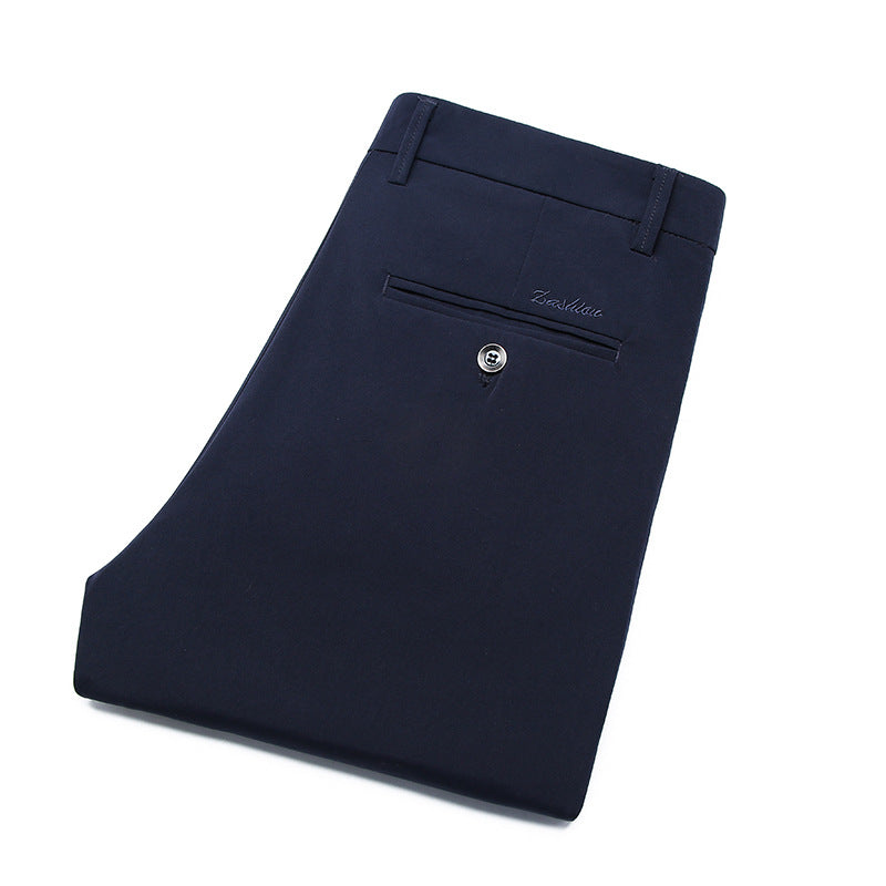 Herren elegante Business-Hose mit schmalem Schnitt und dehnbarem Material Echoarchiv