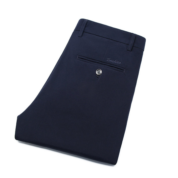 Herren elegante Business-Hose mit schmalem Schnitt und dehnbarem Material Echoarchiv