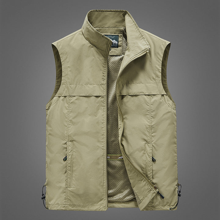 Herren Leichte Multifunktionale Outdoor-Weste Echo Archiv