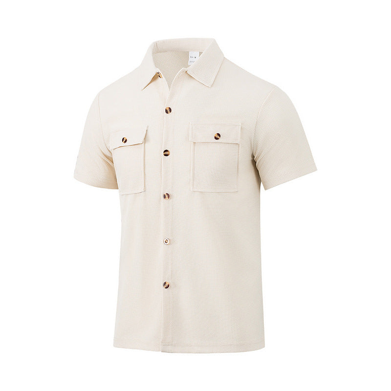 Herren Kurzarmhemd mit praktischen Brusttaschen und modernem Design Echoarchiv