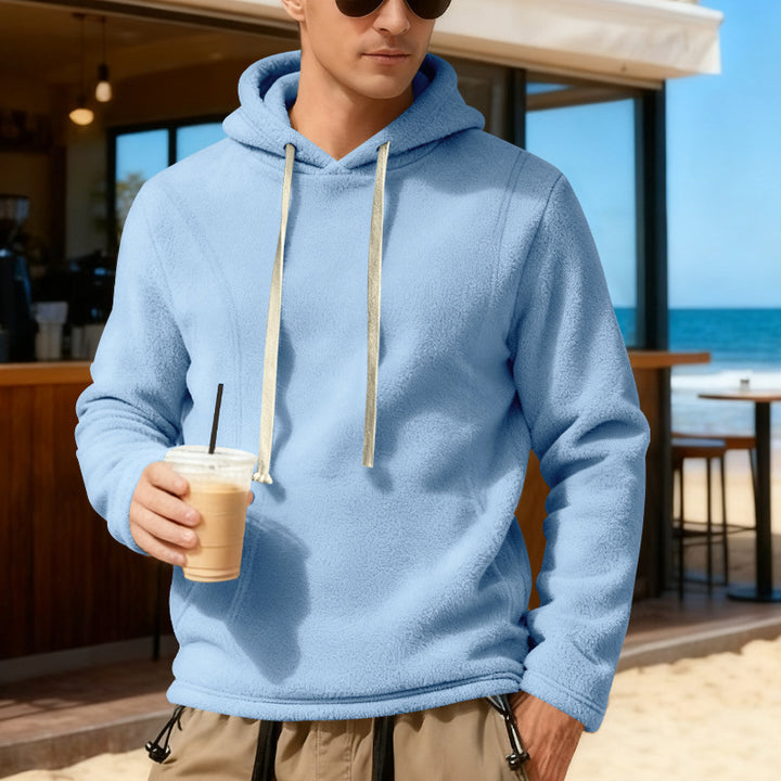 Herren Fleece-Pullover mit Kapuze Echoarchiv