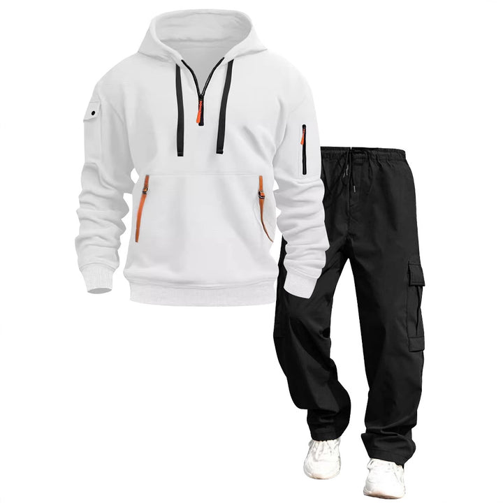 Herren lässiger Kapuzenpullover und Jogginghose Echo Archiv