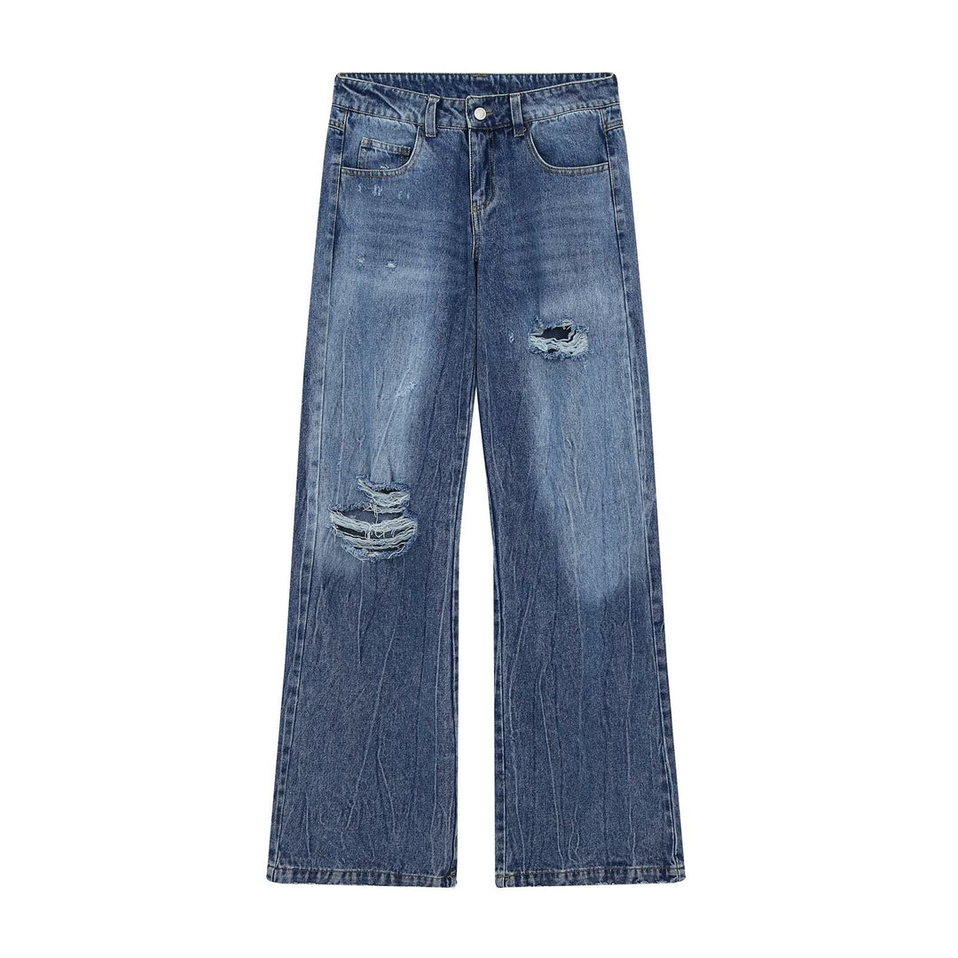 Damen Denim-Hemdbluse mit leichtem Puffärmel und klassischem Hemdkragen Echoarchiv