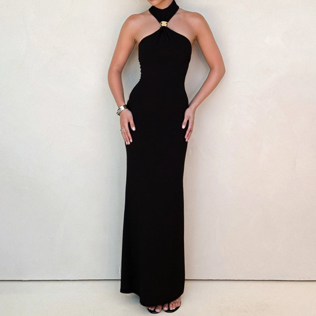 Damen Abendkleid mit schickem Halterdesign und eleganter Silhouette Echo Archiv