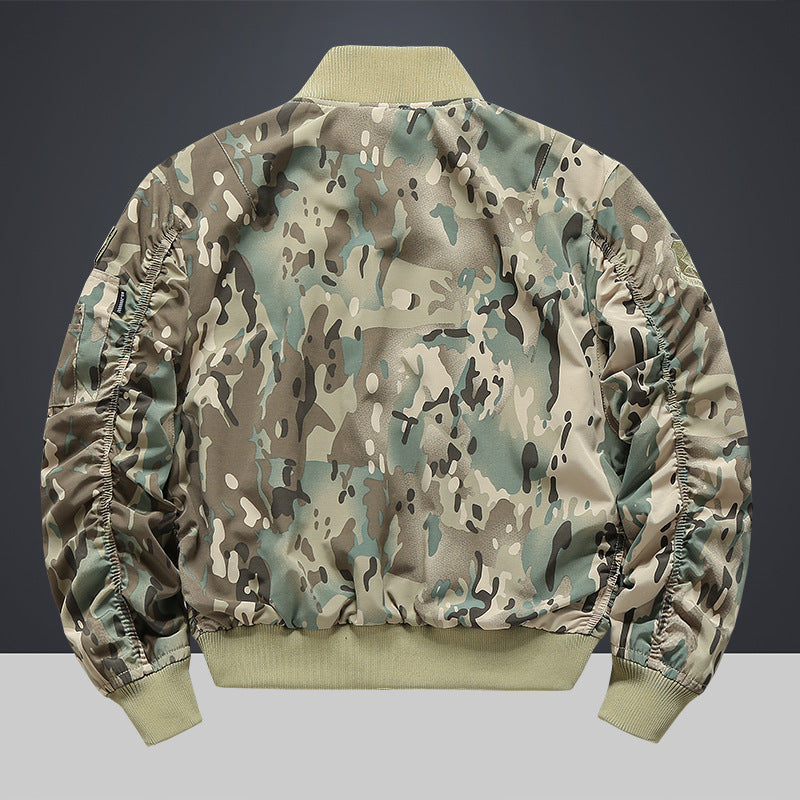 Herren Cargobomberjacke mit praktischen Taschen und hoher Kragen Echoarchiv