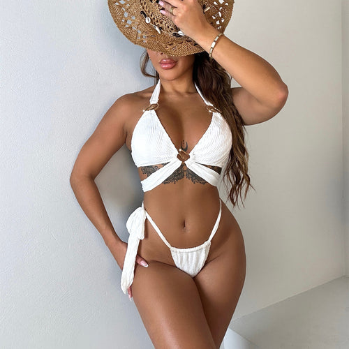 Damen Triangel-Bikini mit eleganter Raffung Echo Archiv