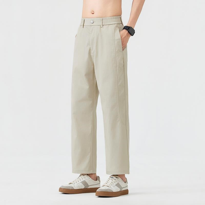 Herren Legere Relaxed Fit Stoffhose Echo Archiv