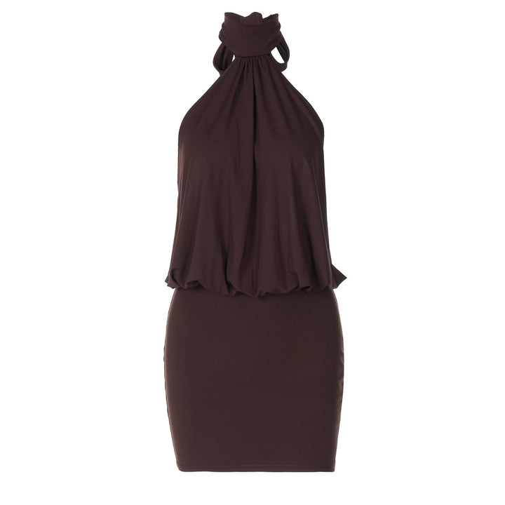 Damen Halterkleid mit figurbetonter Silhouette und fließendem Rock Echo Archiv