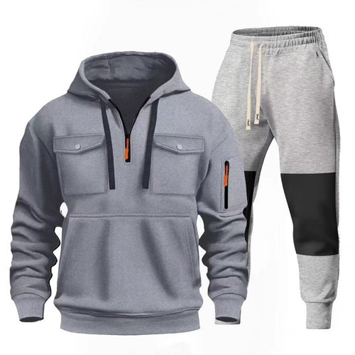 Herren funktionaler Sweatshirt- und Jogginghosen-Set Echoarchiv