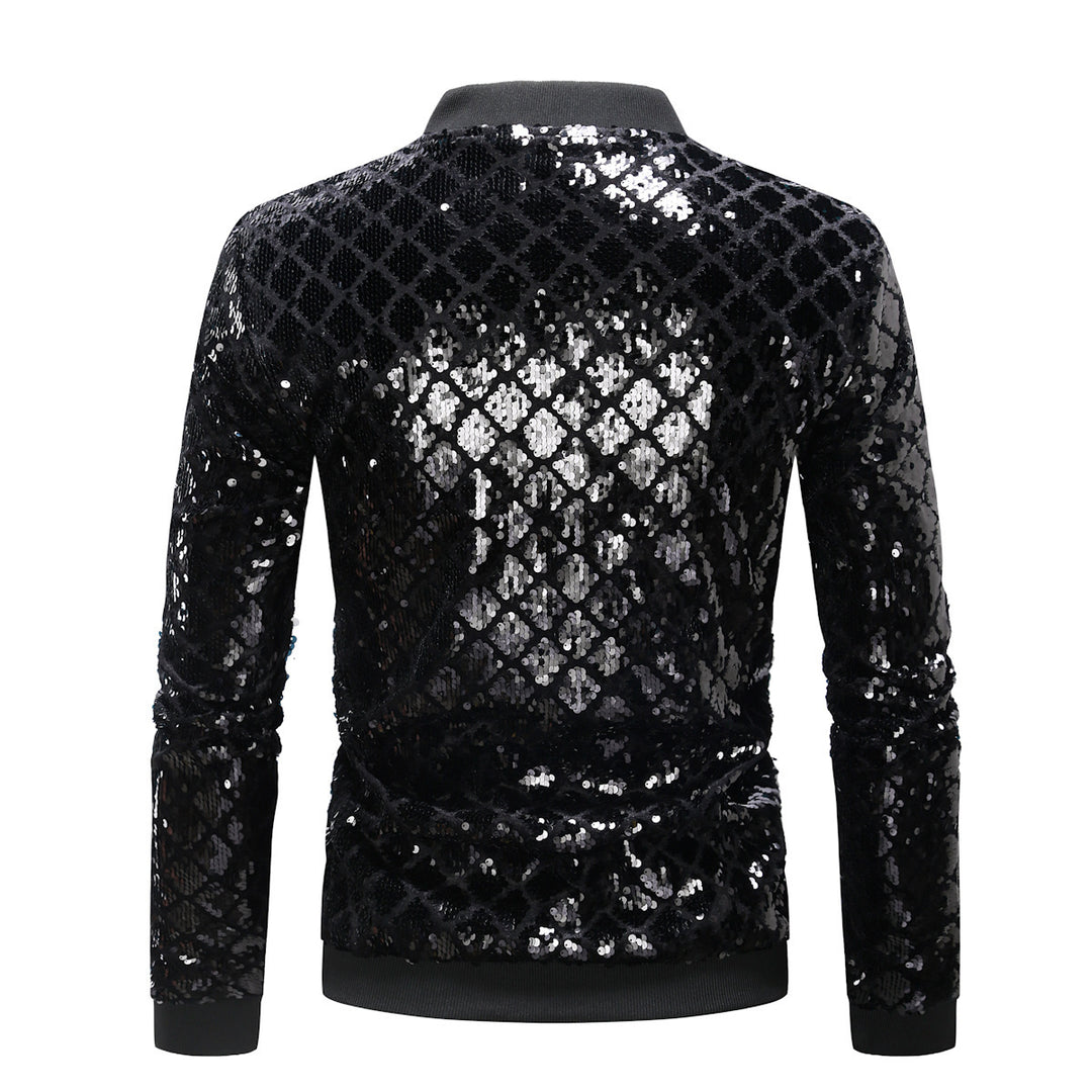 Herren Glitzernde Steppjacke Echoarchiv