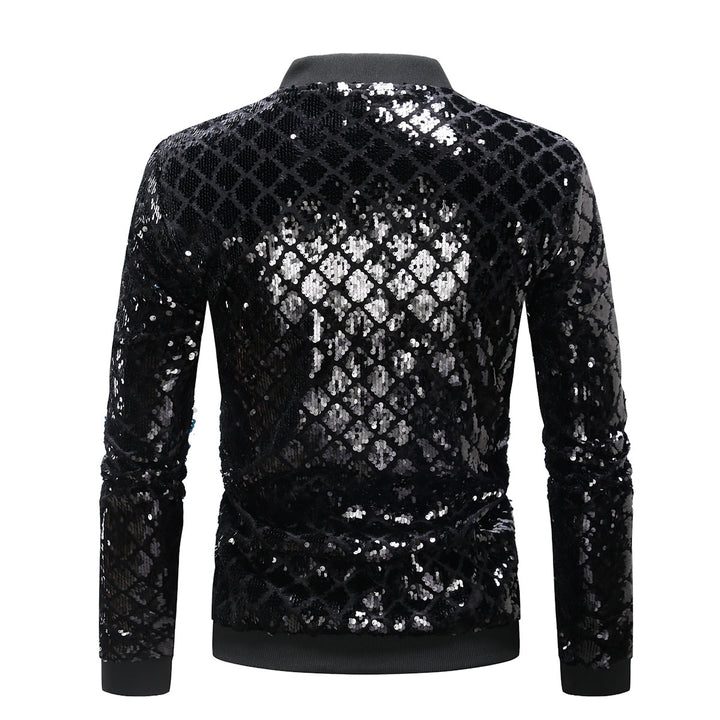 Herren Glitzernde Steppjacke Echoarchiv