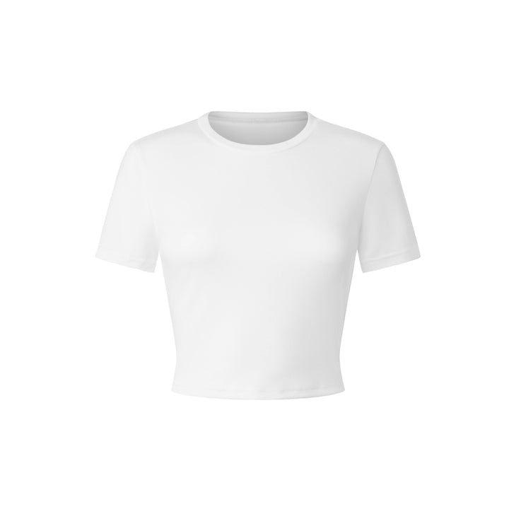 Damen Crop-Top mit nostalgischem Grafikdesign Echo Archiv