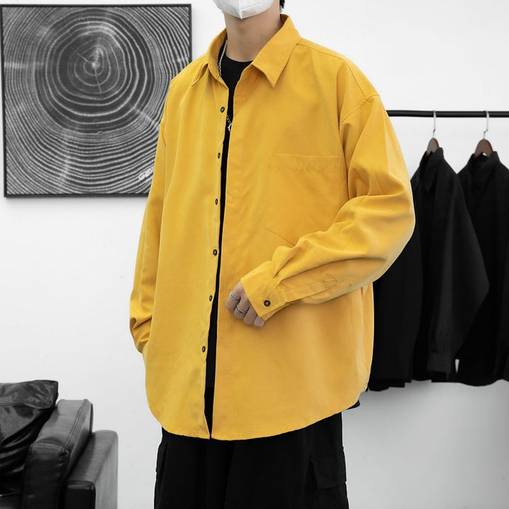Herren Overshirt aus lässigem Baumwollstoff mit praktischer Brusttasche Echoarchiv