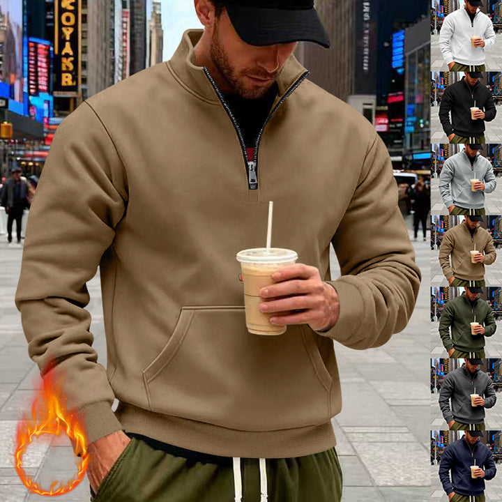 Herren Sweatshirt mit Halbreißverschluss Echoarchiv