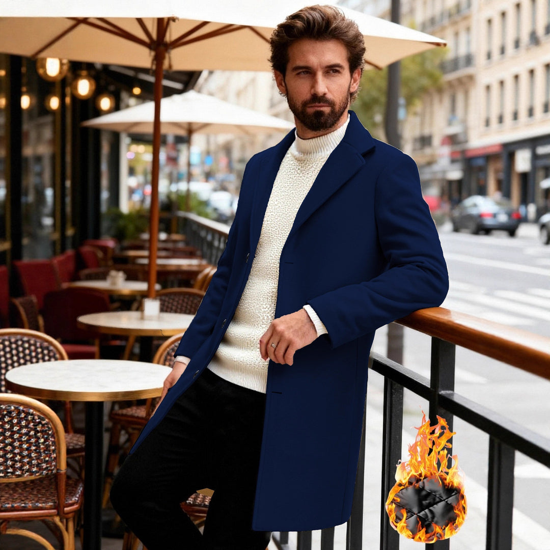 Herren eleganter, klassischer Übergangsblazer Echoarchiv