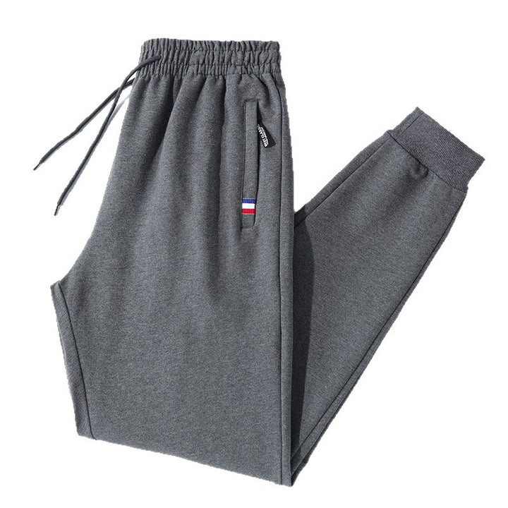 Herren Tapered-Jogginghose mit Tunnelzug, Reißverschlusstasche & Rippbündchen Echo Archiv