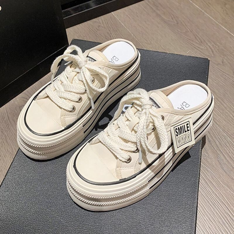 Damen Lässige Canvas-Sneaker mit strapazierfähigem Obermaterial und unverwechselbarem Design Echo Archiv