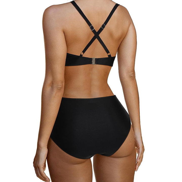 Damen Hochwertiges Bikini-Set mit kreativem Leopardenmuster Echo Archiv
