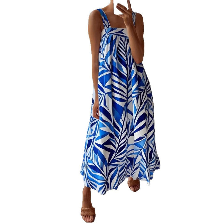Damen Maxikleid mit floralem Muster und luftiger Passform Echo Archiv