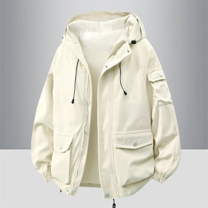 Herren Modische Outdoorjacke mit Kapuze Echo Archiv