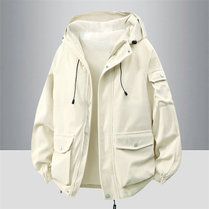 Herren Modische Outdoorjacke mit Kapuze Echo Archiv