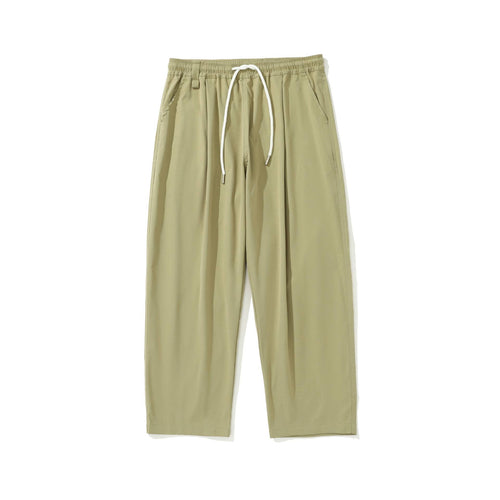 Damen Cropped-Komforthose mit elastischem Bund und Tunnelzug Echoarchiv