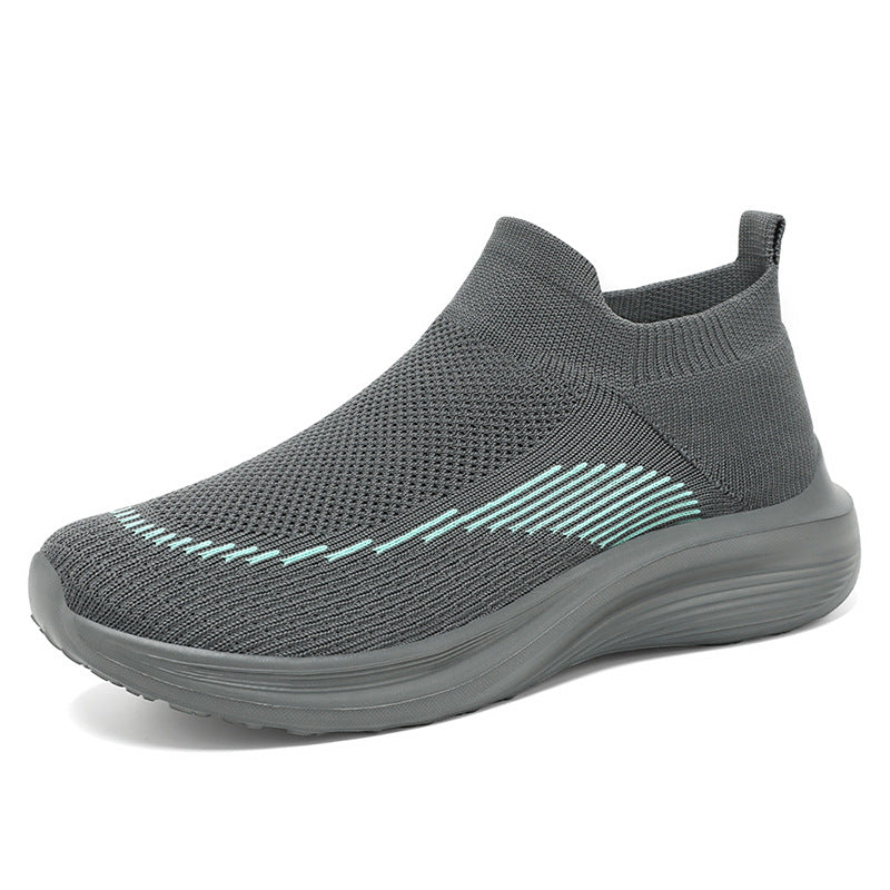 Damen Bequeme und atmungsaktive Slip-On Sneakers mit nahtloser Strick-Oberfläche Echo Archiv