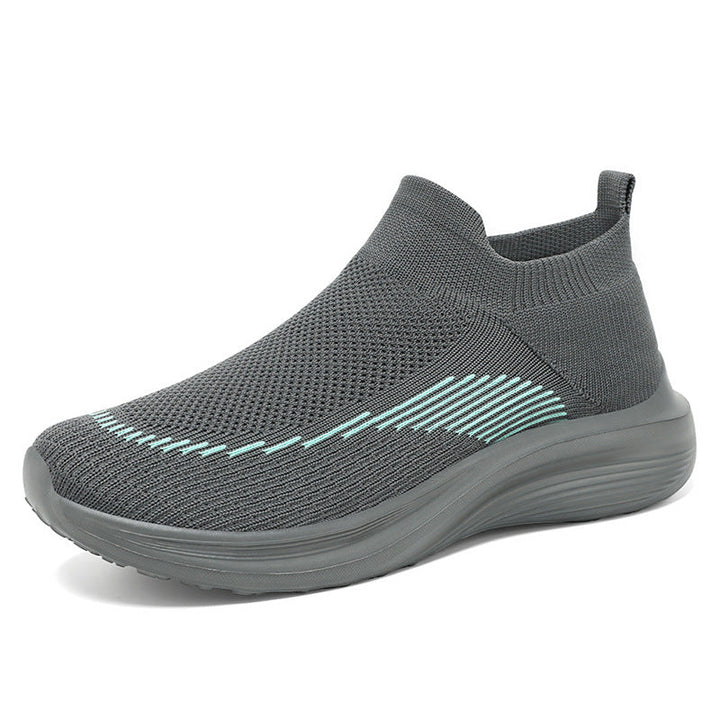 Damen Bequeme und atmungsaktive Slip-On Sneakers mit nahtloser Strick-Oberfläche Echo Archiv