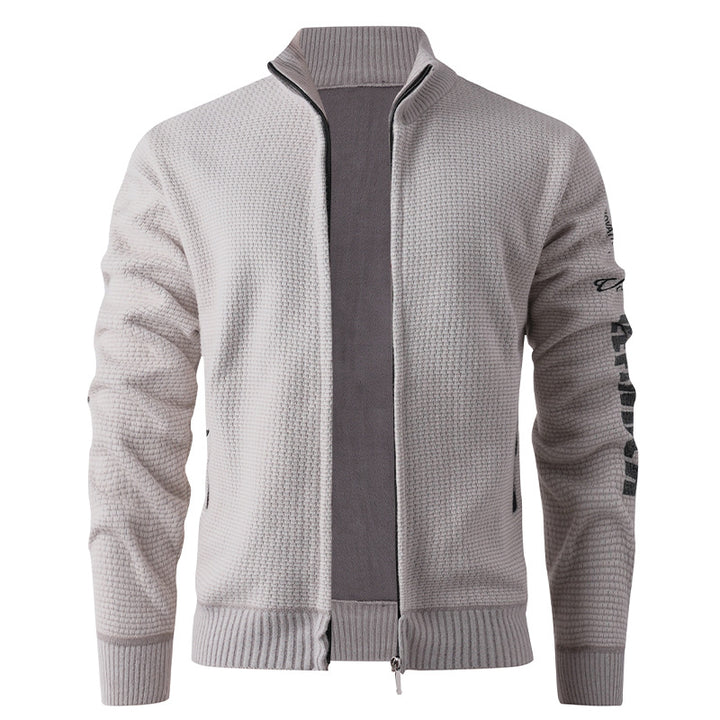 Herren gesteppte Freizeitjacke mit hohem Kragen und modernem Innenfutter Echoarchiv