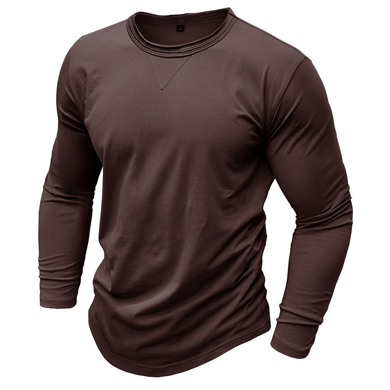 Herren Langarmshirt mit Rundhalsausschnitt und sportlichem Design Echoarchiv