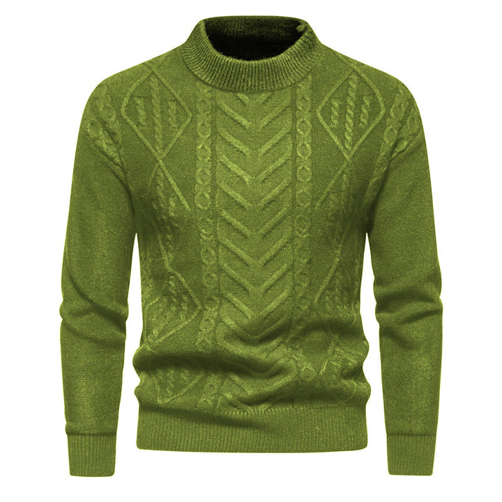 Herren Strickpullover mit strukturiertem Muster Echoarchiv