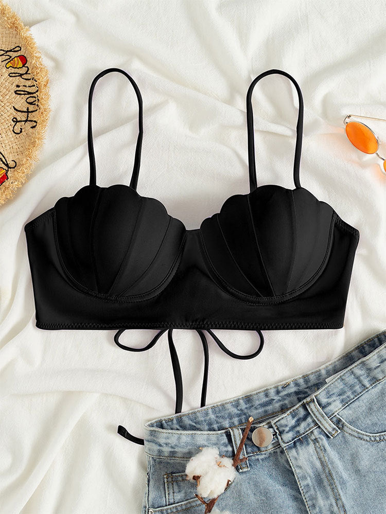 Damen Bikinoberteil mit Rüschen-Design Echo Archiv