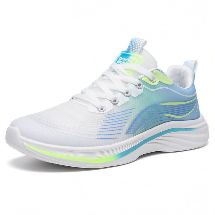 Unisex nan leichtgewichtiger Komfort-Running-Sneaker mit nahtlosem Mesh-Obermaterial, gepolstertem Fersenkragen und stoßabsorbierender Wellen-EVA-Sohle Echo Archiv