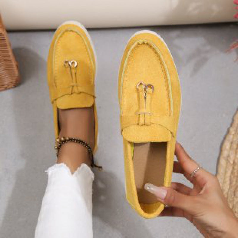 Damen nan bequeme Slip-On Loafer mit dekorativem Quastenbesatz und ergonomischer Gummisohle Echo Archiv